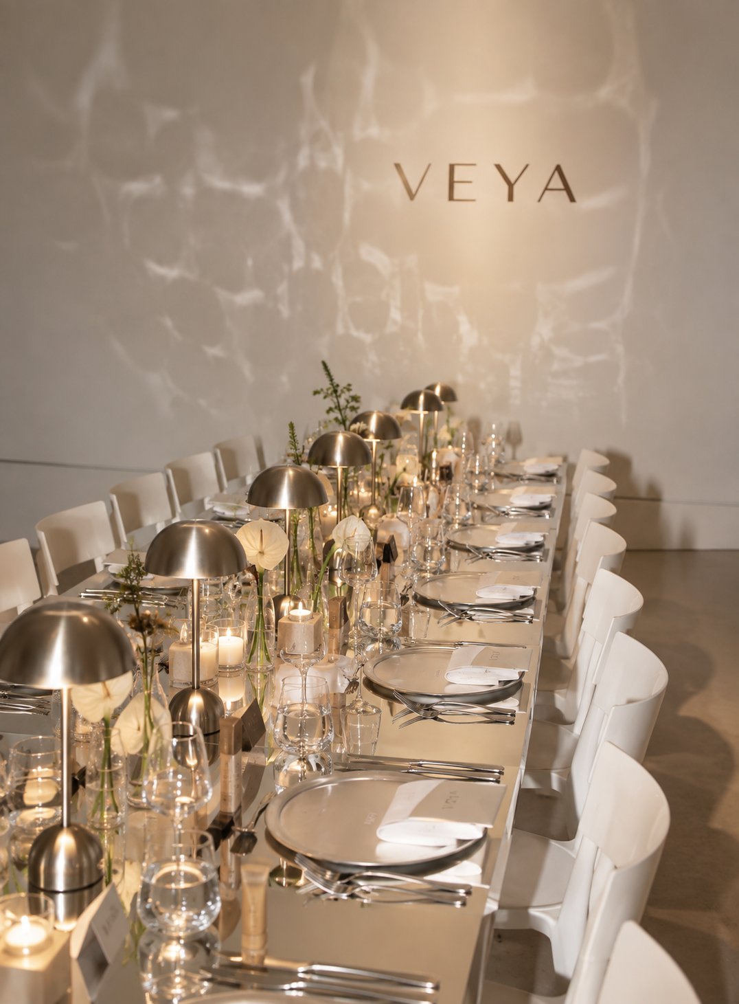 Candlelit editorial tablescape by SORA EVENTS HOUSE